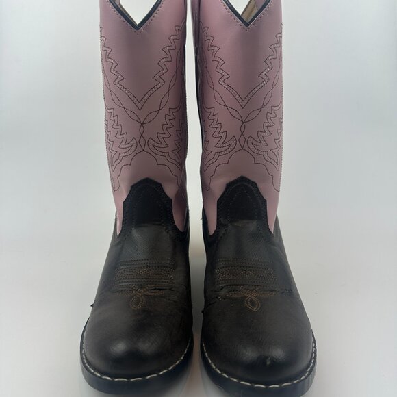 SMOKY MOUNTAIN GIRLS' MONTEREY WESTERN ROUND TOE BOOTS 4.5 Worn 1 Time - Picture 3 of 11